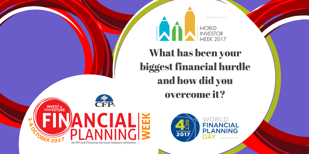 FPI_SA's tweet photo. What has been your biggest financial hurdle and how did you overcome it #WFPD17 #WIW2017 #FPW2017 #FPIBigDrive https://t.co/19hR6cJc6z