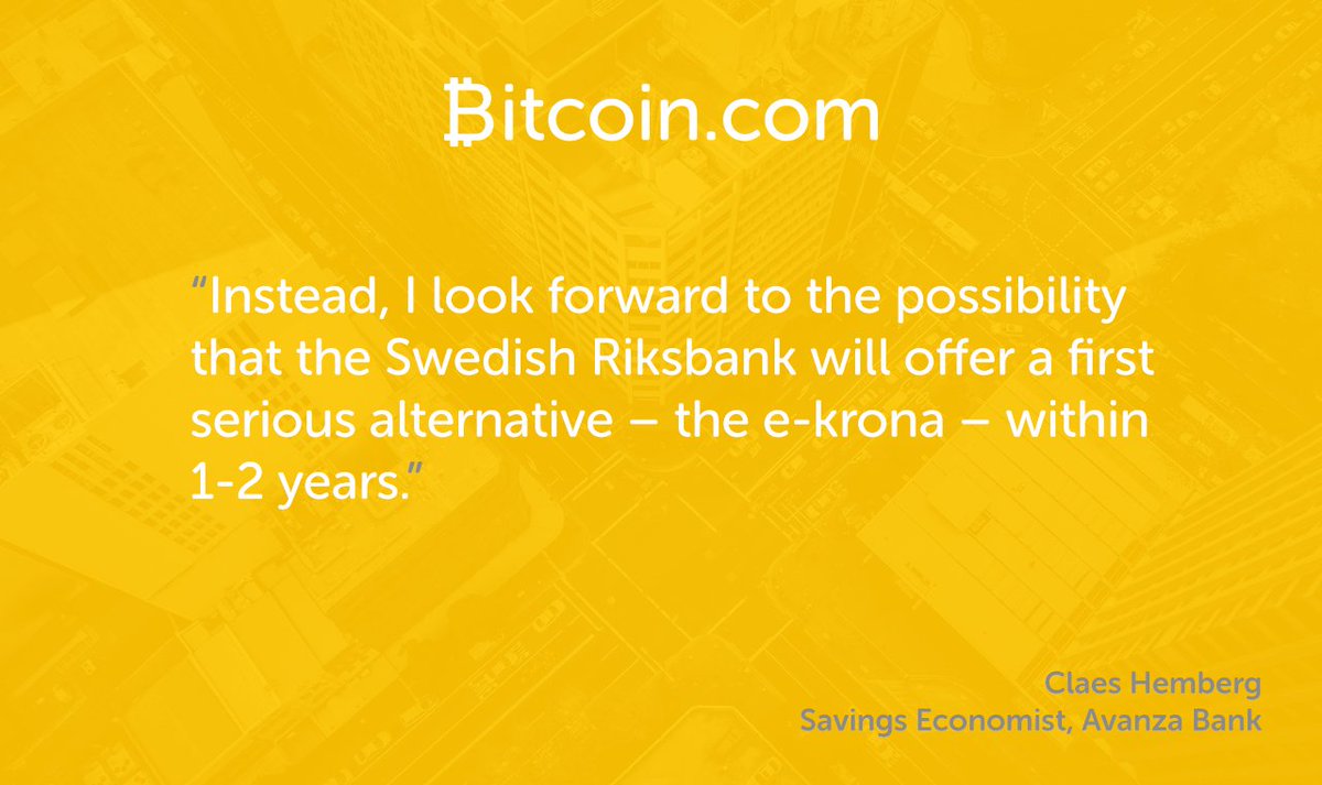 BitcoinNews's tweet image. Sweden’s Largest Online Stockbroker Avanza Bank Adds Bitcoin Services news.bitcoin.com/swedens-larges… #avanza