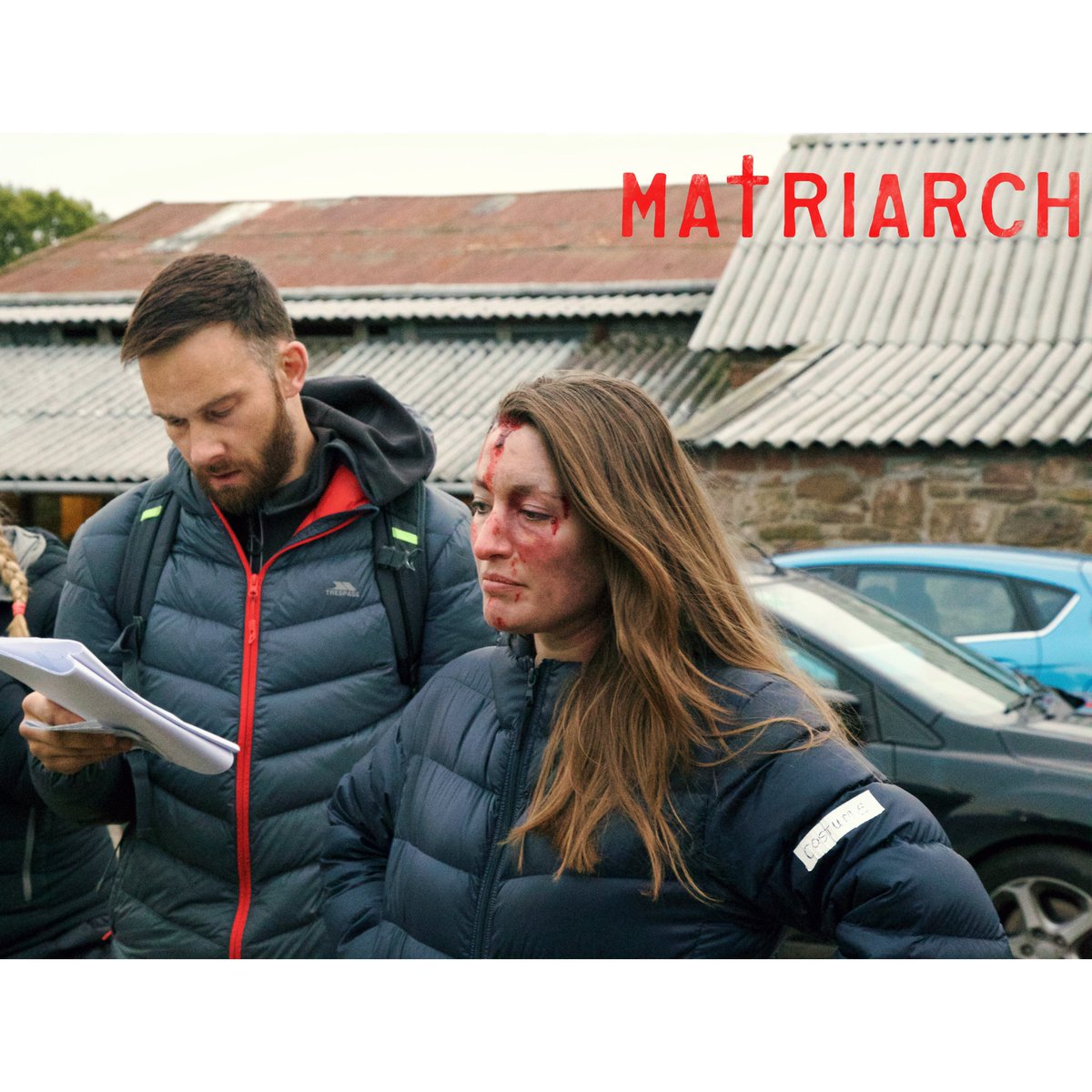 MatriarchMovie's tweet photo. Writer/Director @ScottRVickers and actress @CharliBlackwood on set #MatriarchMovie #BehindTheScenes #thriller #IndieFilm #movietwit #horror https://t.co/szQ1SjKvAg