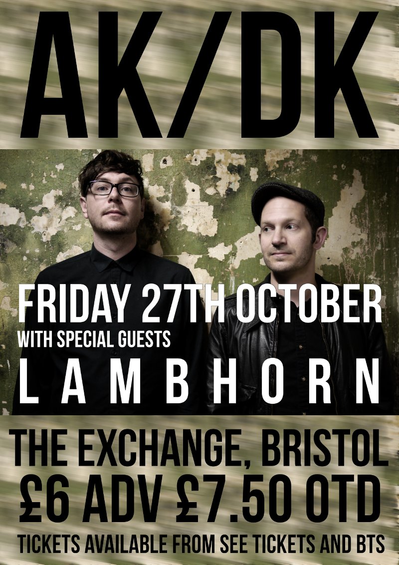 paddycuddles's tweet photo. Joining the wonderful @AKDKmusic on the 27th of October at @exchangebristol  will be the genius @lambhornband.
https://t.co/4YEkwfzwgw https://t.co/xSev3vYu0k