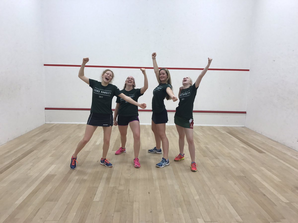 Women's take the win 4-0! Well done girls! #varsity #leeds #uni #gryphons