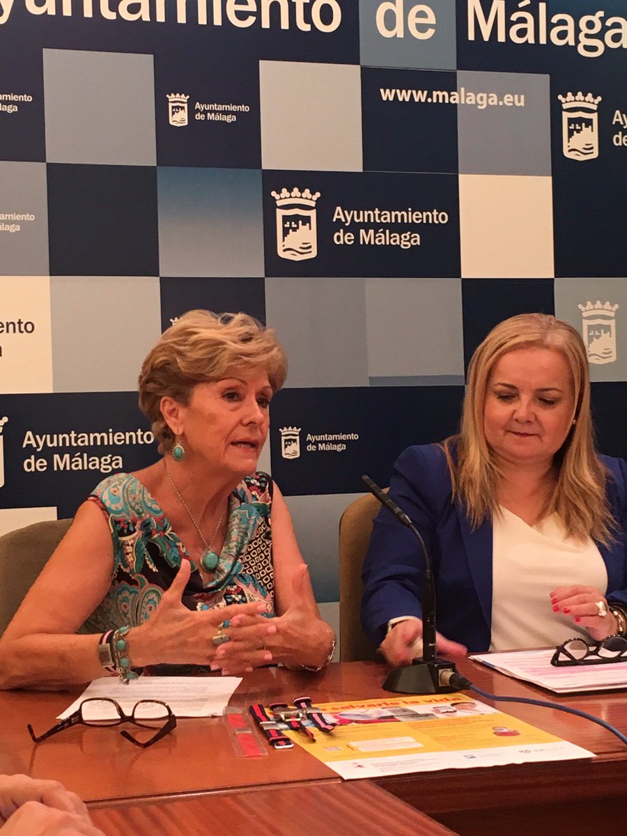 Rueda de prensa en <a href="/malaga/">Ciudad de Málaga</a> presentación Campaña QR Vida "Puede salvarte la vida", con <a href="/reinadespadas/">Paqui Bazalo Gallego PLY</a> y <a href="/mhorcajo0808/">Maribel Horcajo Rodr</a>, ¡gracias a todos!