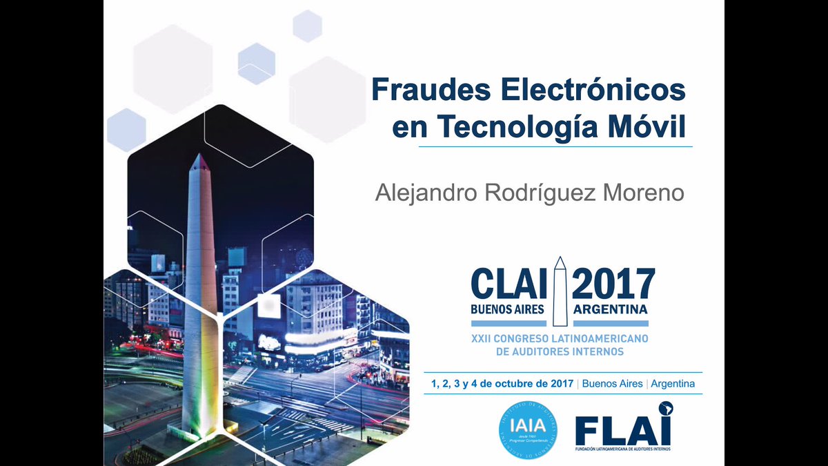 alexrdz41's tweet photo. @InstitutoIAIA gracias por la invitación! Gran evento #CLAI2017 #AuditoriadeAltovuelo https://t.co/IKlwA8uHyL