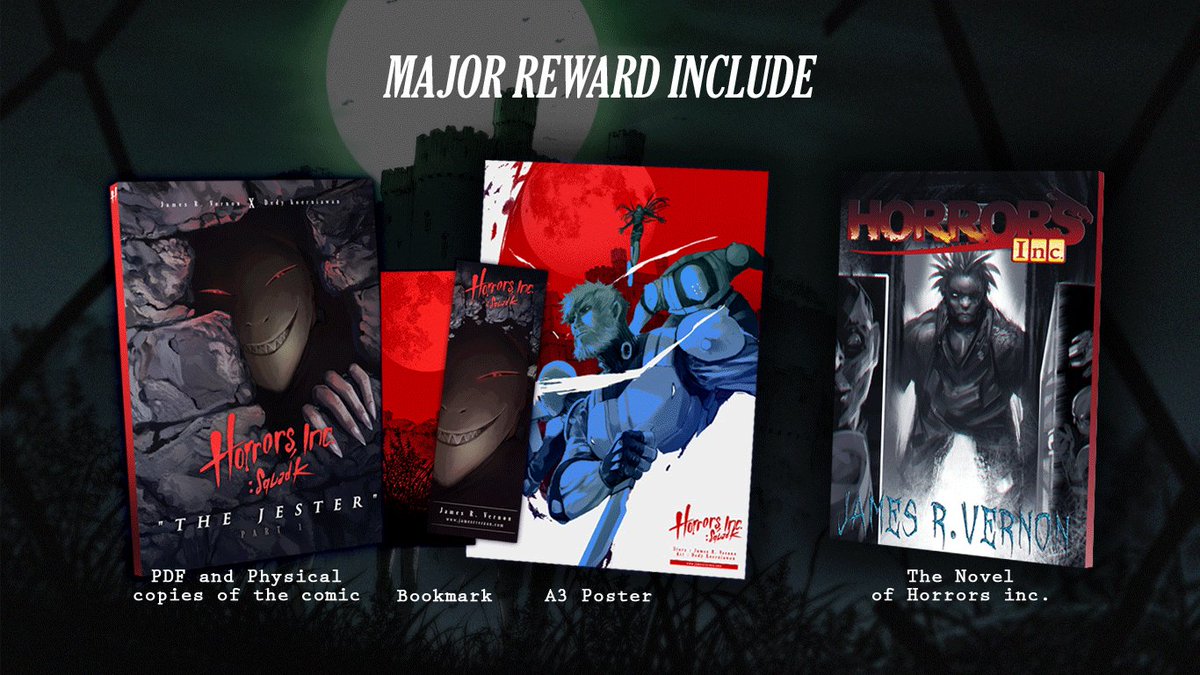 HorrorsInc's tweet photo. Kickstarter relaunch TODAY around 4 PM EST. Looking forward to another fun campaign. Hope you all join in! #indiecomics #horror #HISK https://t.co/egt02zMF9L