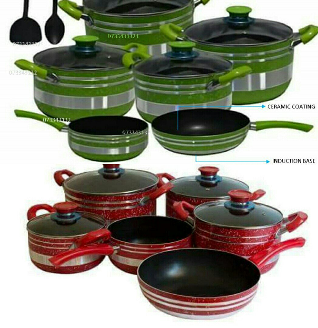 sirbyner's tweet image. Who wants some 10pcs nonstick cooking pots going for only 6,000 . order at 0710708182. See more @fikayz