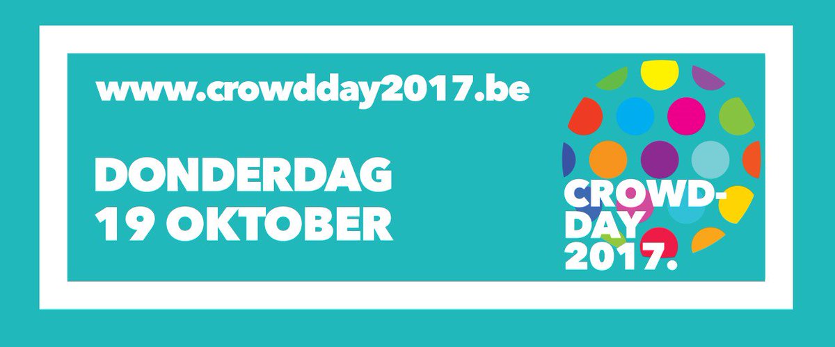 BoleroCrowdfund's tweet photo. We geven vandaag 5 toegangstickets weg voor #Crowdday17. De snelste vijf die deze tweet retweeten winnen een ticket. https://t.co/sofXdU96GS