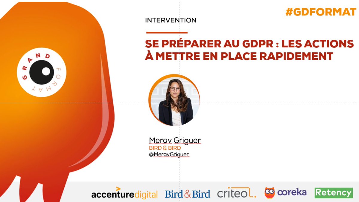 MeravGriguer's tweet photo. #GDFORMAT #dataconsumer avec @twobirdsFR @criteo @AccentureFrance @AccentureDigi @ooreka https://t.co/YtSjiWsZ0Z