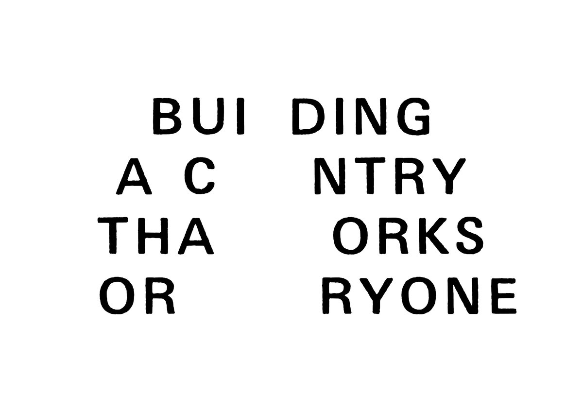 Theo_Inglis's tweet photo. Concrete poetry is back baby https://t.co/uWxJeGM7gz