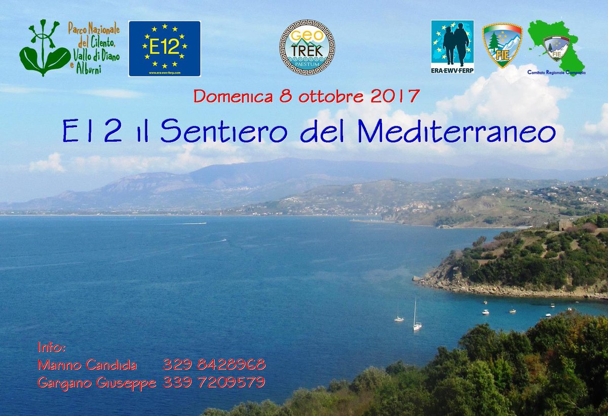 GeoTrekPaestum's tweet photo. Domenica 8 ottobre siamo sul tratto di sentiero europeo del Mediterraneo che dalla Baia di Trentova conduce a Santa Maria di Castellabate ... Vi Aspettiamo.
#GeoTrekPaestum
#RespectNature
#PNCVDA
#EscursioniCardioProtette https://t.co/MWXOhnzkrH