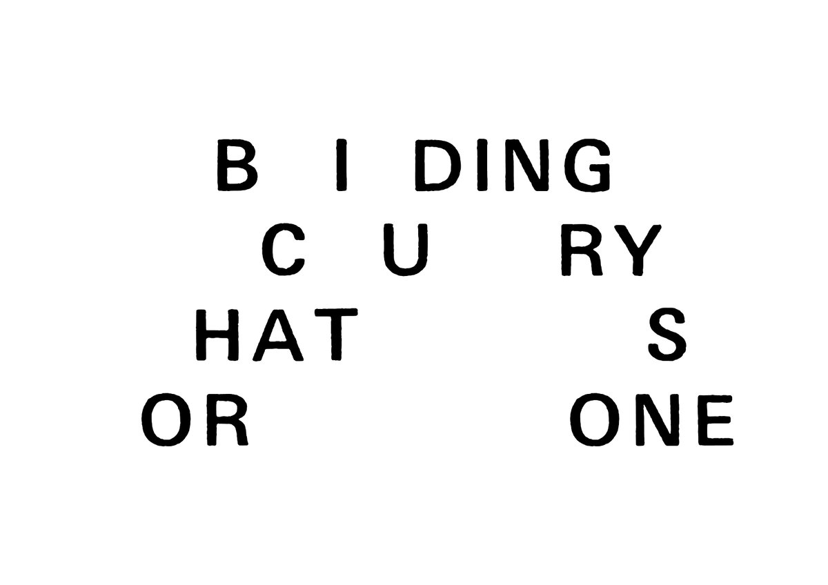 Theo_Inglis's tweet photo. Concrete poetry is back baby https://t.co/uWxJeGM7gz