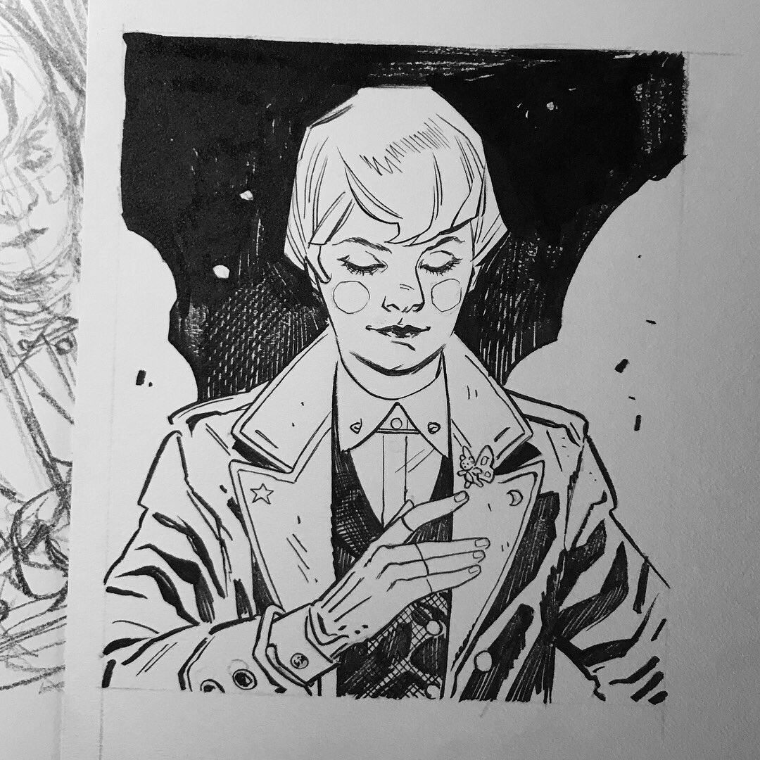 Quick sketch. Testing Strathmore Bristol 400. Nice paper! #sketch 
