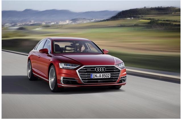 audipines's tweet photo. The 2019 Audi A8 will be here soon! Are you as excited as we are? #AudiPembrokePines https://t.co/Otbs1149jP https://t.co/BSJK5unils