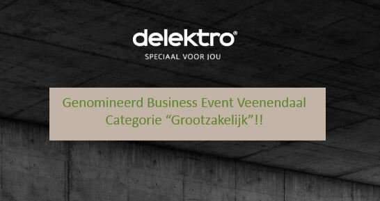 vanasseltacc's tweet photo. Opnieuw รฉรฉn van onze #ondernemers genomineerd: @Delektronl in categorie grootzakelijk door jury #BEV17! https://t.co/vOzis45LIH https://t.co/HWDYlVCXEG