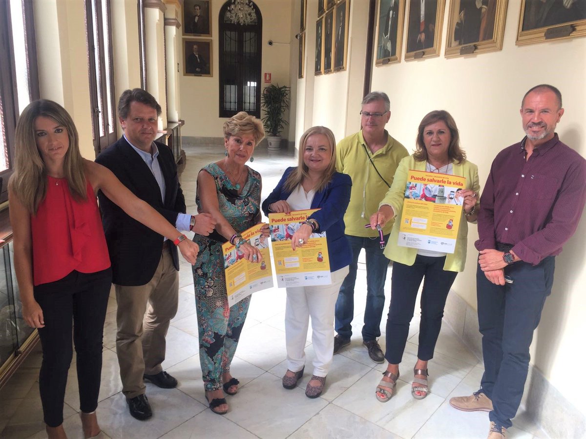 Presentación hoy en <a href="/malaga/">Ciudad de Málaga</a>, de nuestro proyecto de colaboración con <a href="/APAM_MALAGA/">Asociación APAM</a>.  qrvida.com/web/malaga_dis…