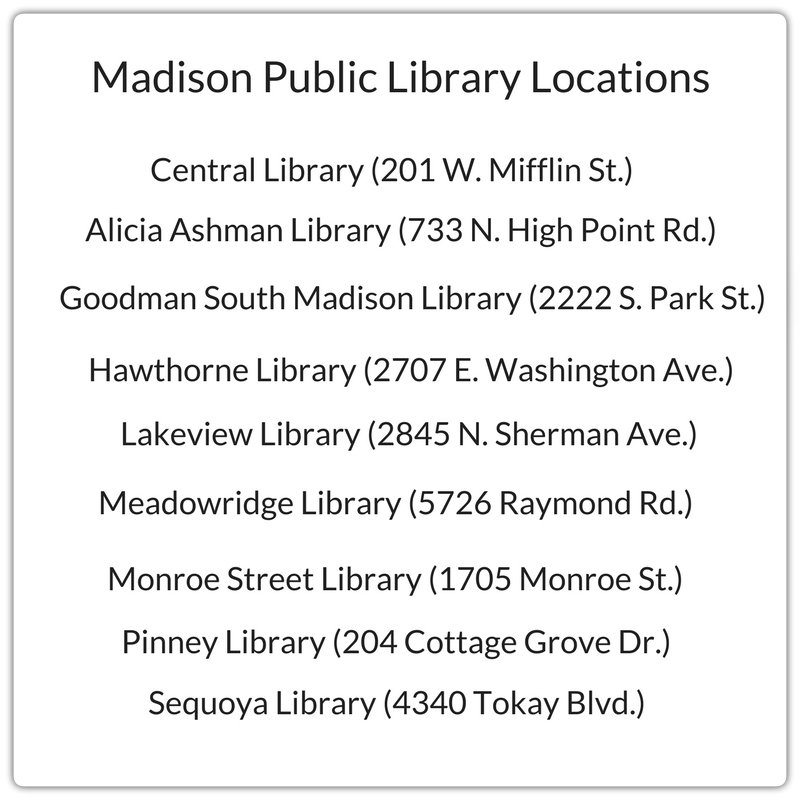 MPLFoundation's tweet photo. Visit any of our @madisonlibrary &amp; you may win tixs to our #ExLibris2017/Afterword events via our Instagram contest
https://t.co/mnmCkXv5j9 https://t.co/DNAYWr5gMz