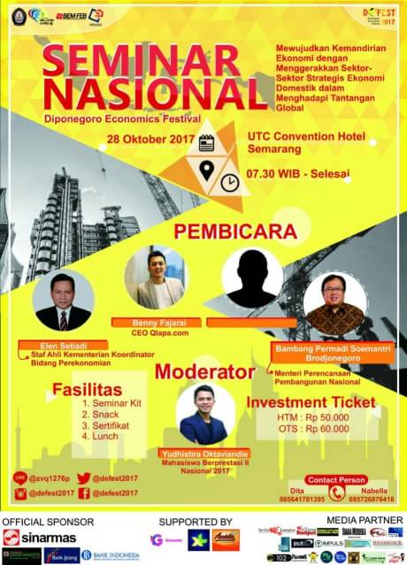 defest2017's tweet photo. [SEMINAR NASIONAL DEFEST 2017]

Selamat malam anak muda yang berdedikasi,
https://t.co/N9qOkouruj https://t.co/eLUENfjiHH