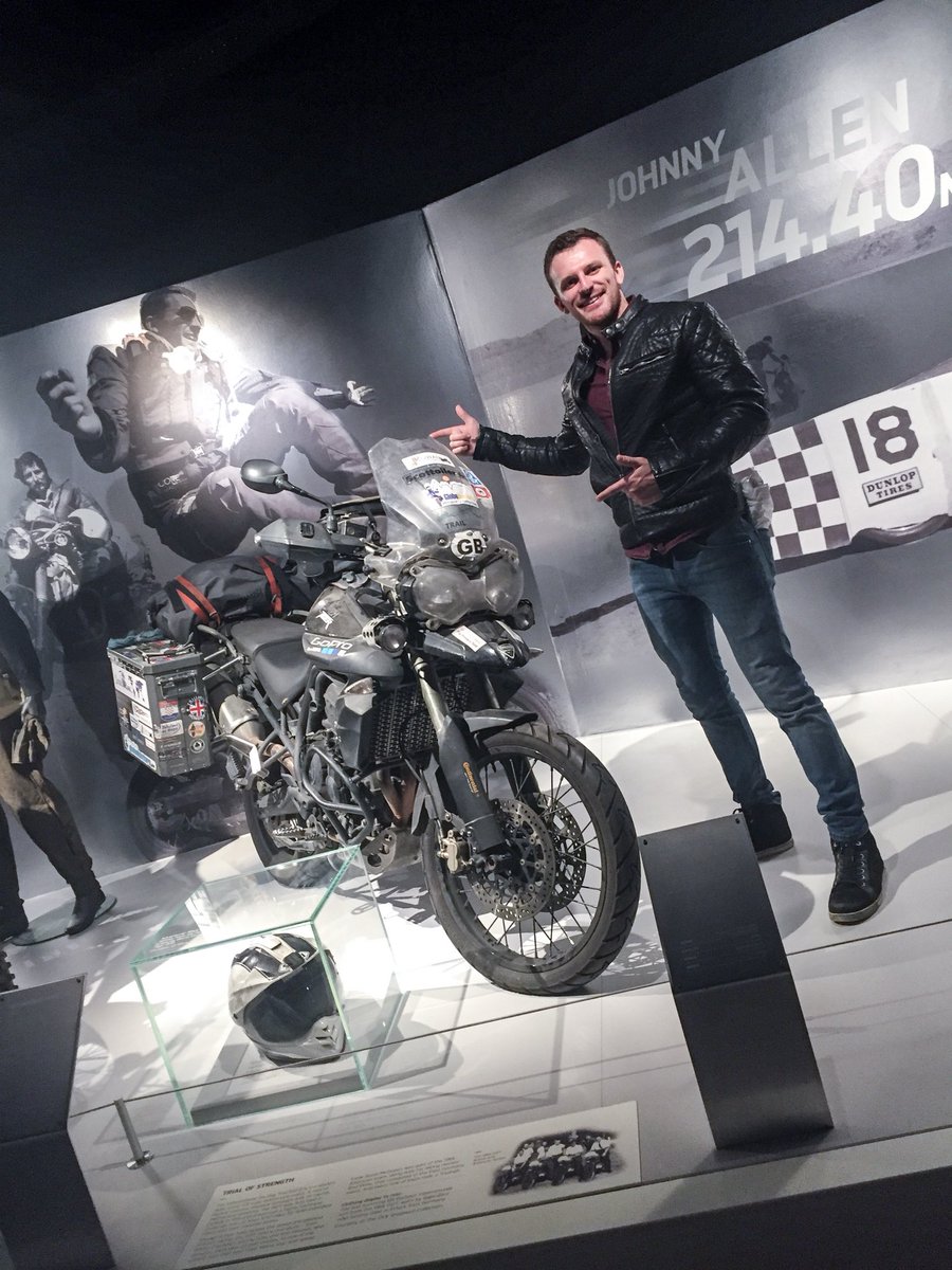 2moroRider's tweet photo. Such an amazing evening last night! Attended the launch event for the @OfficialTriumph new Visitor Centre. 
Such an honour to be featured! https://t.co/qdjlrsHjKZ