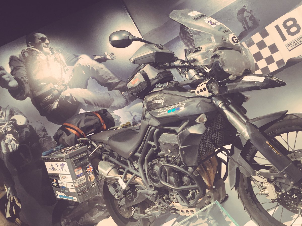 2moroRider's tweet photo. Such an amazing evening last night! Attended the launch event for the @OfficialTriumph new Visitor Centre. 
Such an honour to be featured! https://t.co/qdjlrsHjKZ