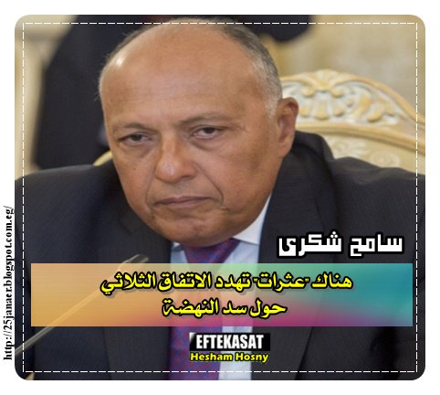 وزير الخارجية المصري: هناك "عثرات" تهدد الاتفاق الثلاثي حول سد النهضة