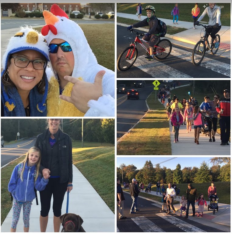 CrozetElem's tweet photo. Thank you to parent volunteers &amp; community ❤️ #hopechurch #gritcoffee #djty #crozetpto @daveoberg @k12albemarle #WalktoSchoolDay https://t.co/t55070aBv9