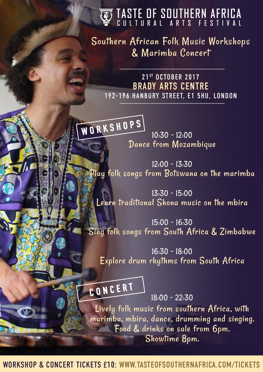 OttoGumaelius's tweet photo. Celebrating the cultural arts of southern Africa! Workshops + Concert. Brady Arts Centre, Oct 21st! https://t.co/4RApWN7CAl https://t.co/5GPdqWnvsX