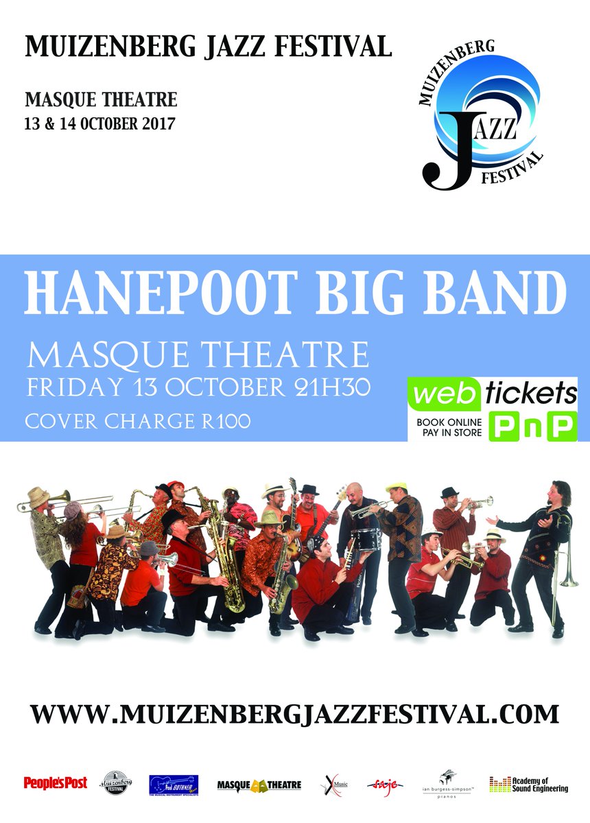 Have you booked your tickets for the Muizenberg Jazz Festival for R100 per show? Buy at Pick n Pay or online at 
webtickets.co.za/event.aspx?ite…