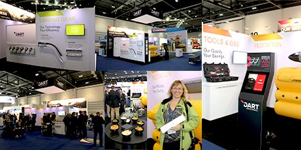 DARTAEROSPACE's tweet photo. DAY 2 has officially started! Missed us yesterday? Today is the day! Pass by BOOTH #F100 to meet the DART team! #helitech17 #helitech2017 https://t.co/Rq7Wt7Zpgz