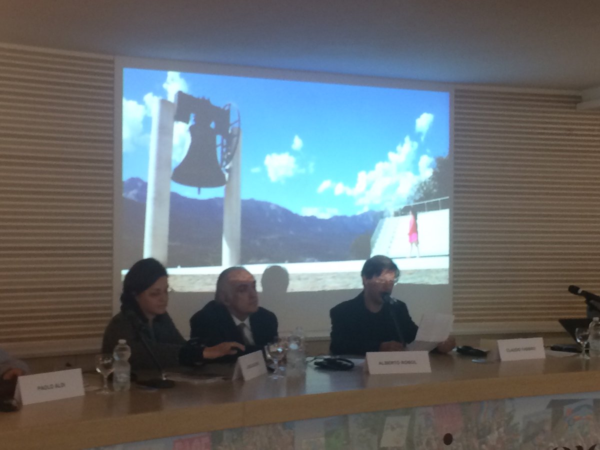 EYPW_PEJE's tweet photo. Paolo Aldi, Peace Pilgrimage photog, on now.Walked every day for 3 wks, 15+ km/day. Returned 2 Campana. #eypw14 #bluepeace @InternSecrWater https://t.co/2vFXpVQMv2