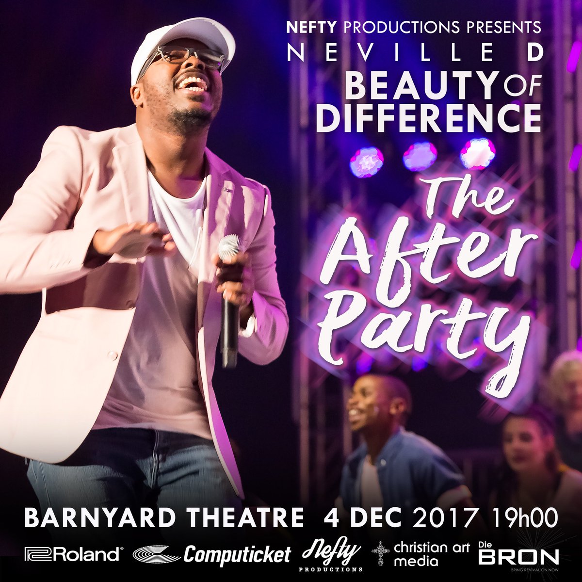 NevilleDMusic's tweet photo. Excited to announce:  tickets are now available😊. @Computicket #BeautyOfDifference #TheAfterParty https://t.co/ySDSKSdUnh