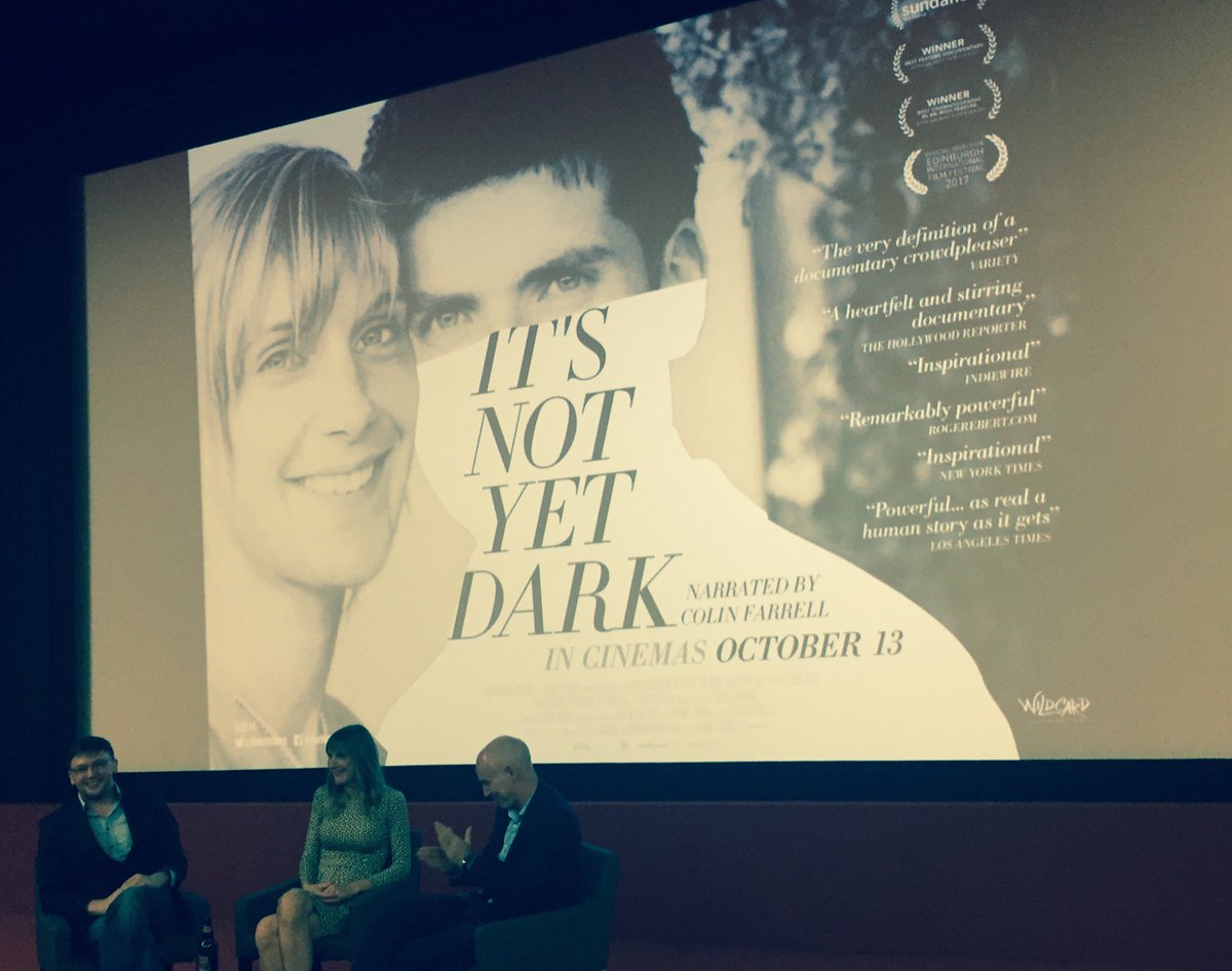 GO AND SEE!! <a href="/ItsNotYetDark/">It's Not Yet Dark</a> INSPIRATIONAL AND AMAZING. Narrated by Colin Farrell. In cinemas 13th October.