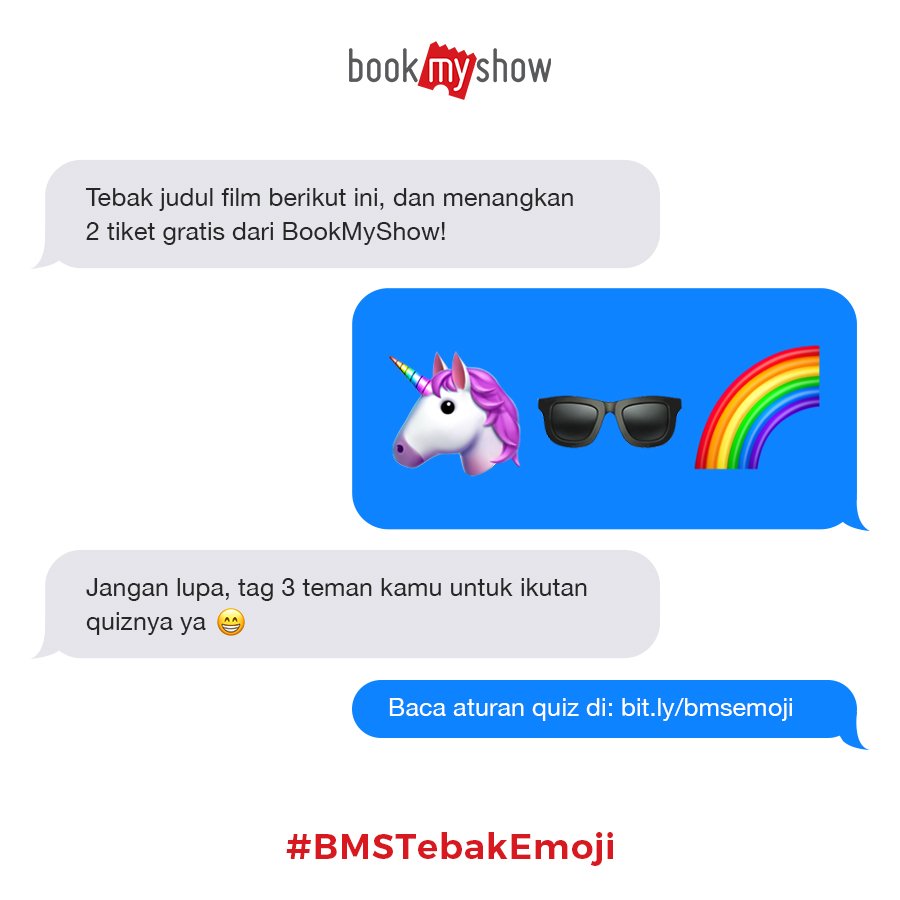 BookMyShow Indonesia tweet media