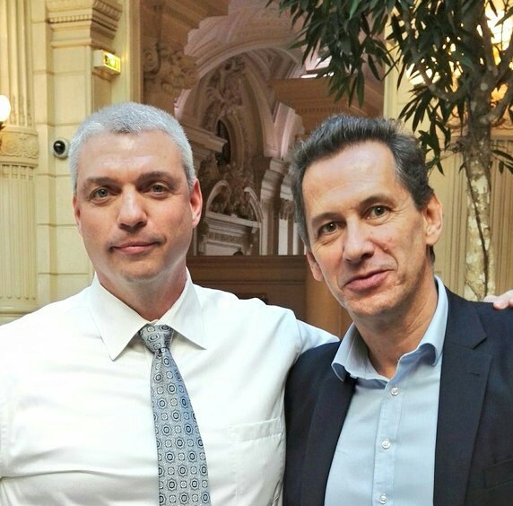 DataStaxFR_'s tweet photo. Rencontre avec @billy_bosworth et @xavier_guerin , respectivement CEO et VP Europe de l'Ouest @DataStax . #paris #data #europetour https://t.co/tqlNpDpOqp