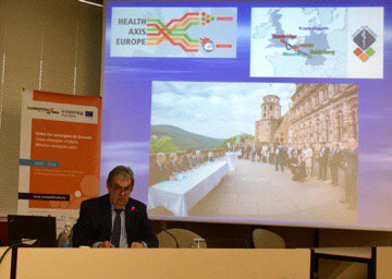 DuboscqPaco's tweet photo. Bayonne #santé Jean Severins présente "Health Axis Europe" #ccibayonne #orkestra #bihartean #competitiveko #sodena https://t.co/vG7KQ5OoRw