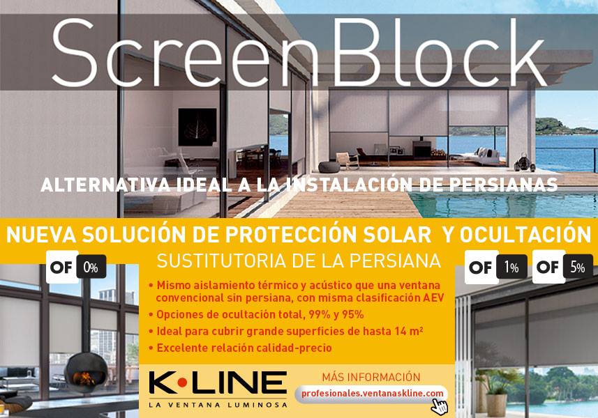 KLINE_SPAIN's tweet photo. #ScreenBlock, producto revolucionario alternativo a las persianas de #K·LINE https://t.co/XHdmLaxttY