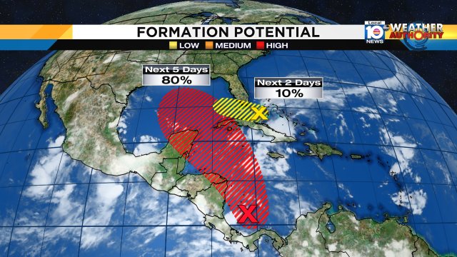 Here is the new tropical update!! Keep it tuned to local10 for more https://t.co/OddMmMydws