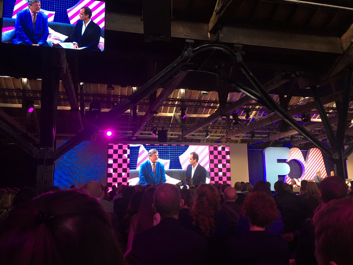 Very excited to be representing <a href="/uniquehomestays/">Unique Homestays</a> at the <a href="/FestofMarketing/">Festival of Marketing</a> with @HattieW_PR. Great opening with <a href="/stephenfry/">Sir Stephen Fry</a> #FoM17