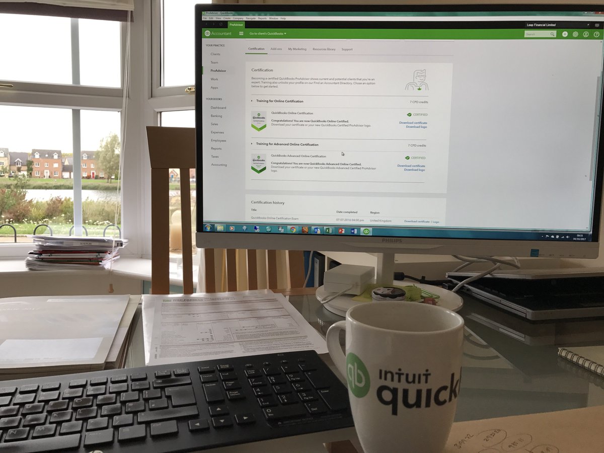 Getting ready to deliver some #Quickbooks training... Love it when it makes life easier for my clients #cloudaccounting