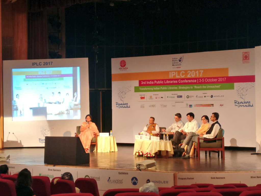 iplm_sec's tweet photo. Discussion has started on "Promoting the Culture of Reading", and Shubhangi Sharma is moderating the session. #IPLC2017 https://t.co/1OYf8KRENi