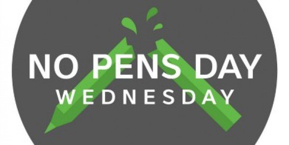 No Pens Day Wednesday! Let's see some great activities around the schools today #Nopensday