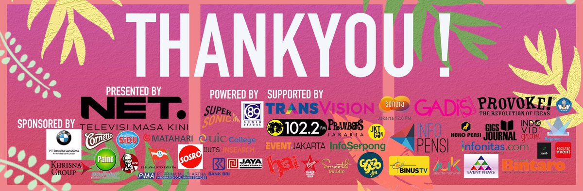 Thank you for becoming a part of Bynamic Fest 2017 Nuansa Tropika and to all our media partners and sponsors! See you at the upcoming bynamics!🐒