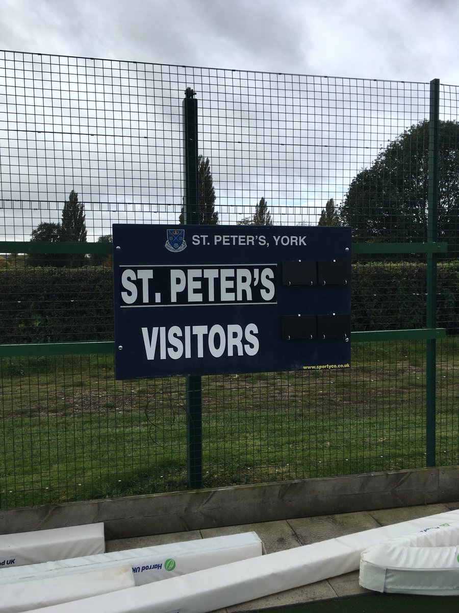 U18s girls hockey schools EH Cup about to start at @StOlavesYork