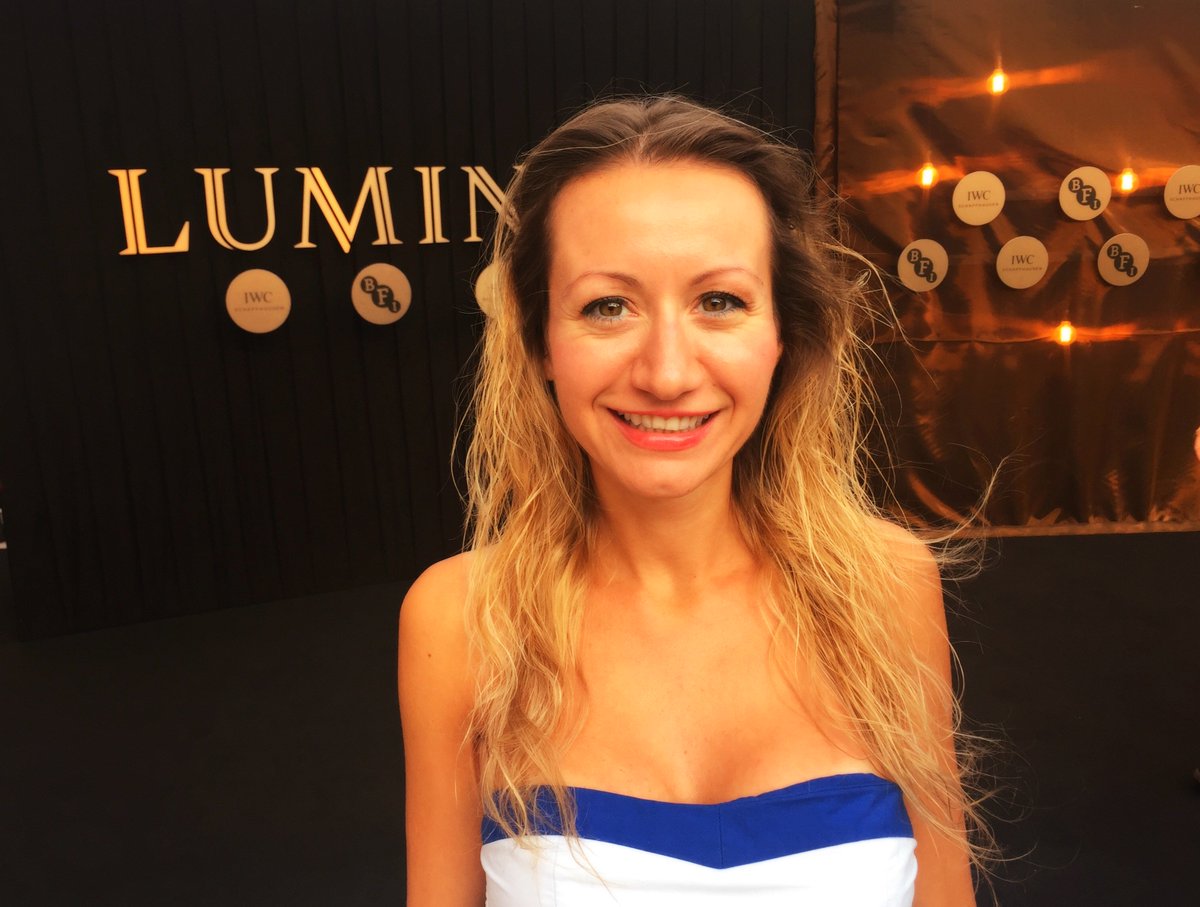 eirinimo's tweet photo. Amazing time @ #BFILuminous Gala @BFI 🎬📽️🇬🇧👏#LFF #iwc @iwc #BackTheFuture #IWCBFI #actorslife #actress #Hollywood @The_UpComing #SAGAFTRA 🍾😀 https://t.co/Ht2rZC6SSC