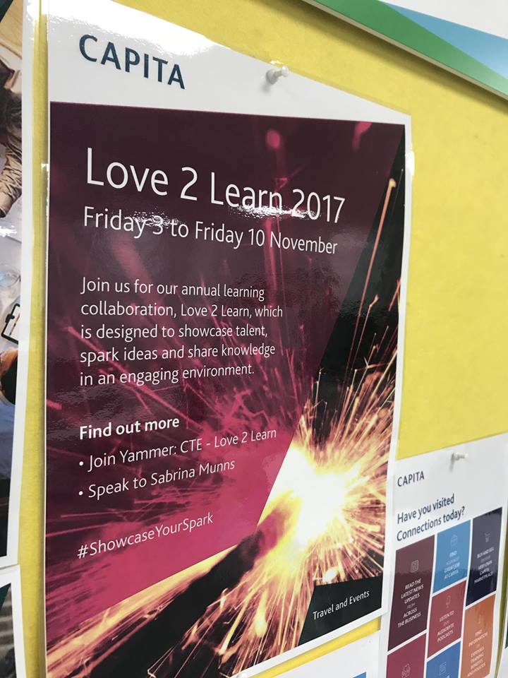 LifeatCTE's tweet photo. 'Love 2 Learn 2017' Learning something new and sharing expert knowledge is not just part of our company values #ShowcaseYourSpark https://t.co/PyBtuvTCym