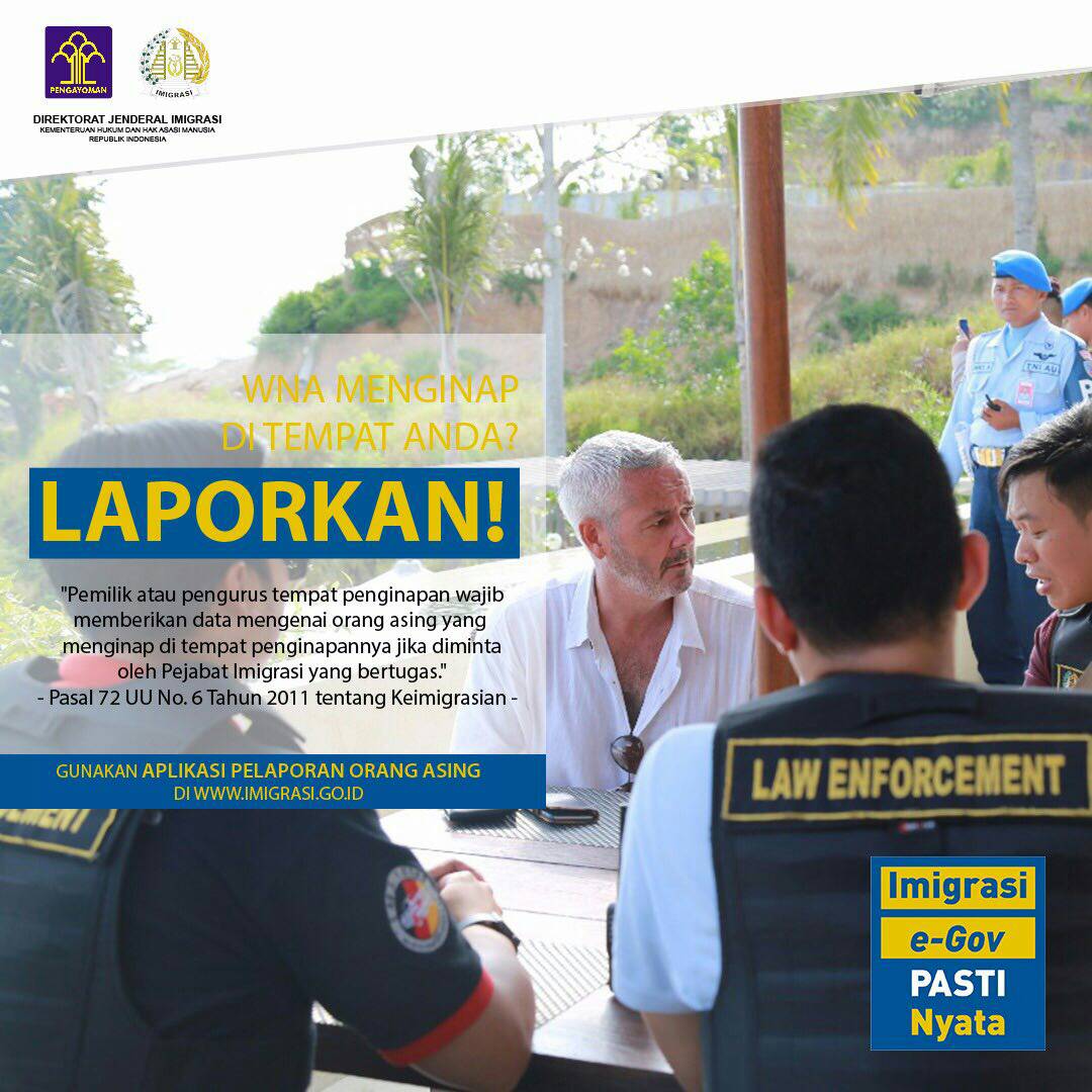 ditjen_imigrasi's tweet photo. Sahabat Mido pemilik atau pengurus penginapan, jangan lupa melaporkan WNA yang menginap di tempat kalian ya. :) #imigrasi #ditjenimigrasi https://t.co/UXFKhx4jwe