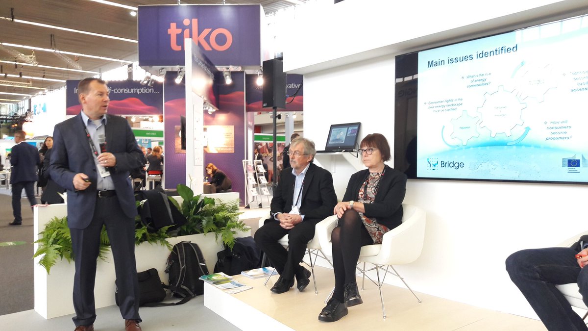 laraJMason's tweet photo. Communities as enablers to start the process of customer engagement @BRIDGE_H2020 panel session happening now #EUW17 https://t.co/zJYtXe3zLt