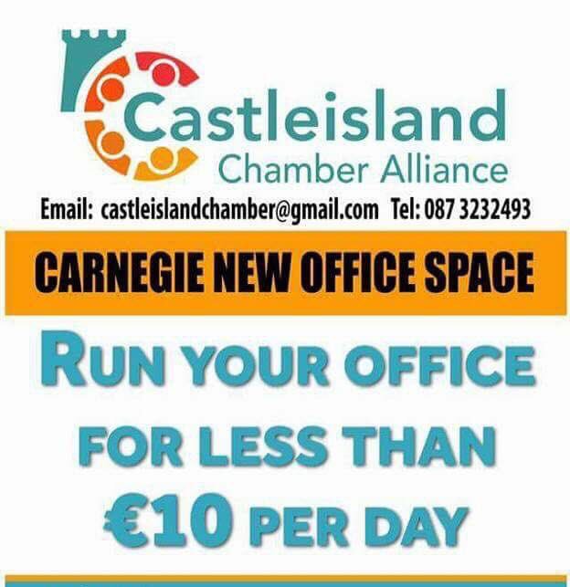 castleisland_c's tweet photo. #TBEXIreland delegates - why not live and work in the #GatewayToKerry? Co-working space available in the market town of #Castleisland https://t.co/EAK9X6ts1P