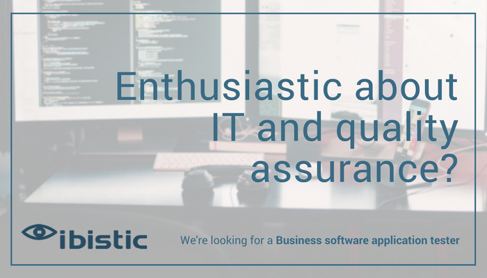 Ibistic's tweet photo. Job opportunity! Business Software Application Tester - are you up for the challenge? #job #software #application https://t.co/vt4Mj3ZLik https://t.co/1ukne4BNJL