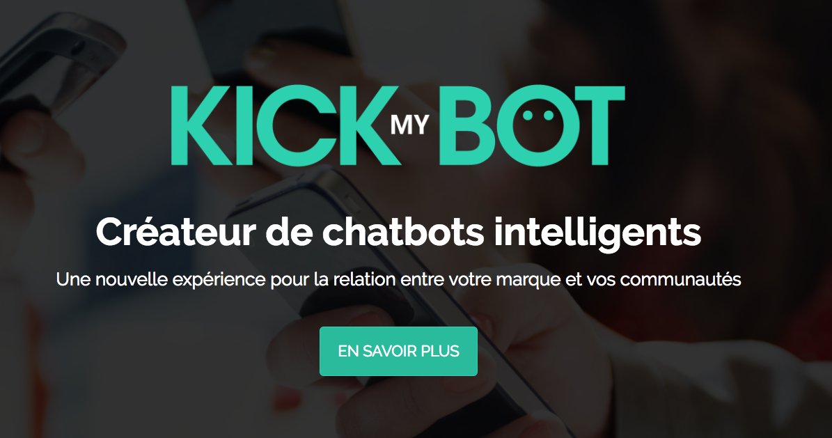 AgenceTSR's tweet photo. Des #chatbots pour révolutionner l'expérience candidats, interview de @kcolleaux fondateur de #KickMyBot https://t.co/qy7MFudzGJ https://t.co/gs9QxPAlZU