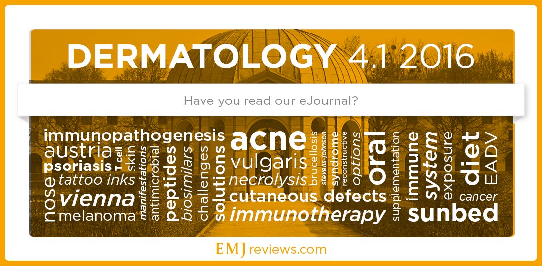 EMJDermatology's tweet photo. Did you miss #EADV2016?
https://t.co/kFmJ8nQ5tx #Dermatology #Health #EMJreviews https://t.co/NzKVq99OTp