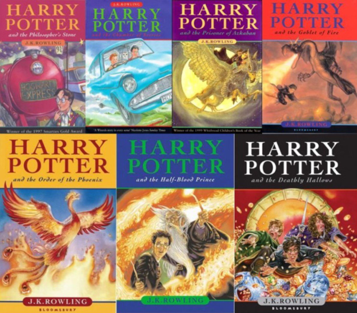 PotterWorldUK's tweet photo. RT if you've read all 7 of these fantastic books. https://t.co/QzHCfKVrQe